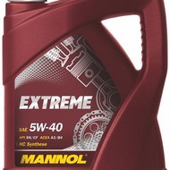 Моторное масло MANNOL Extreme 5w-40 синт. бенз - 4 л.